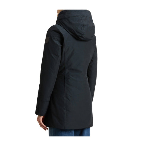 Woolrich Parka Parka Donna Double con collo in pelliccia Dark navy A24 - WOOLRICHCFWWOU0724FRUT0001 - DKN - S - Francavilla Moda
